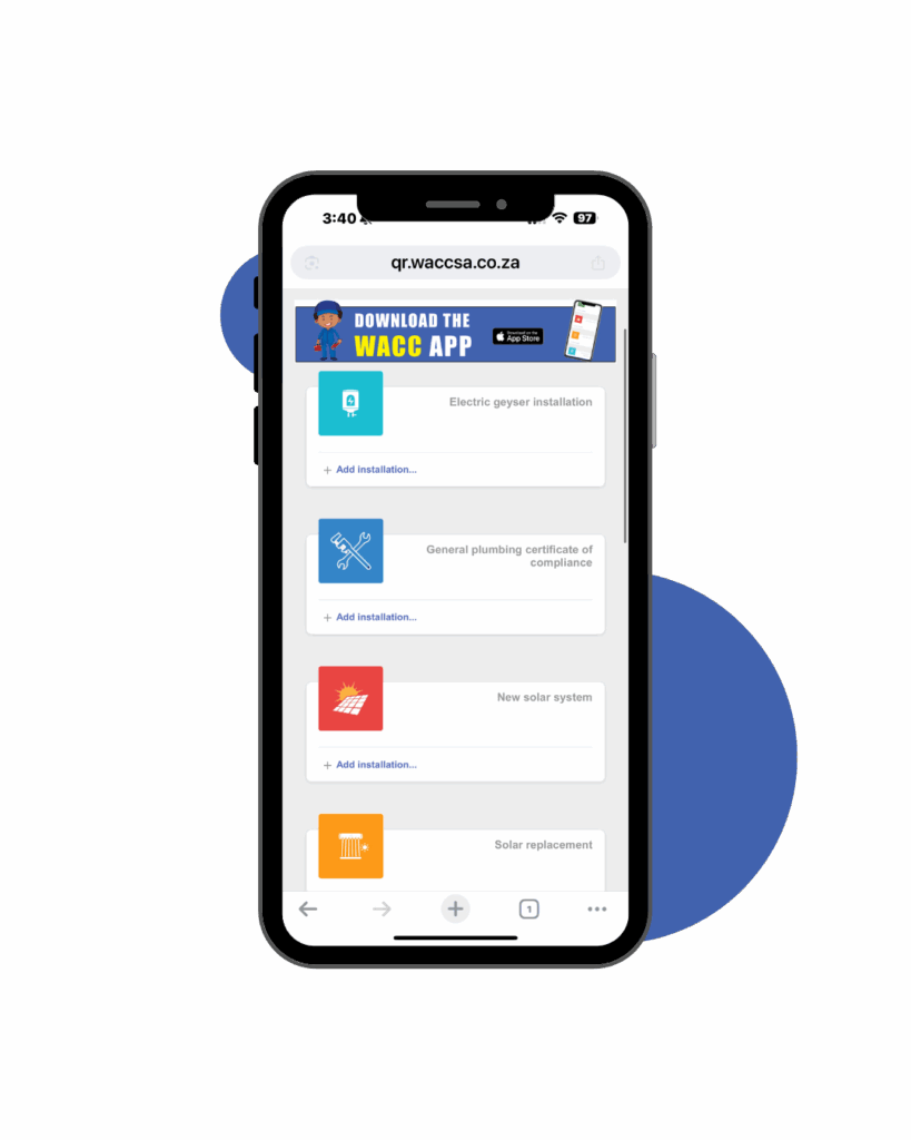 WACC mobile app